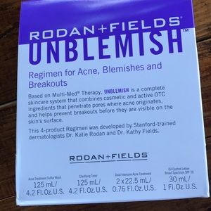 Unblemish regimen new and sealed R+F